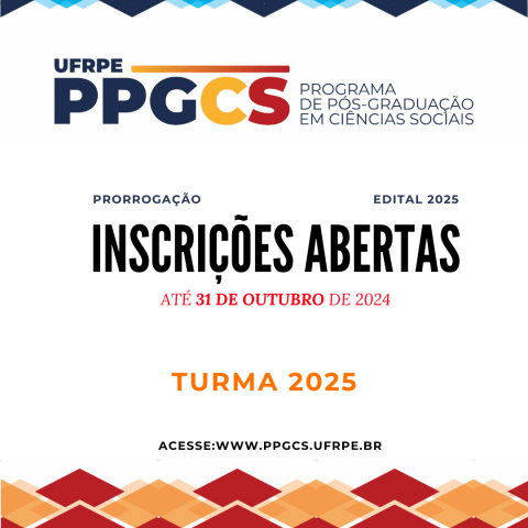 Prorrogação do prazo de inscrição para turma&nbsp;2025.1
